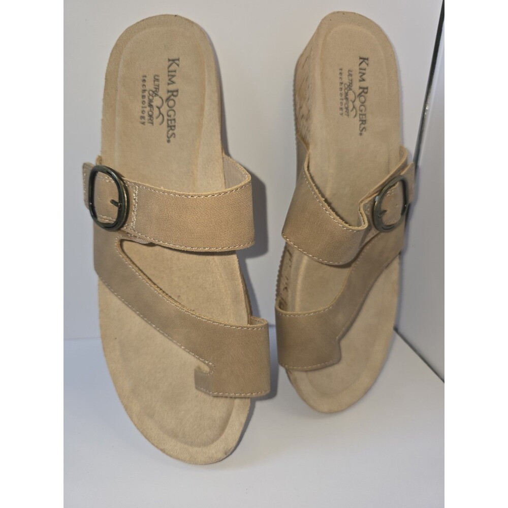 Kim Rogers Pierra Toe Loop Sandals Womens Size 10M